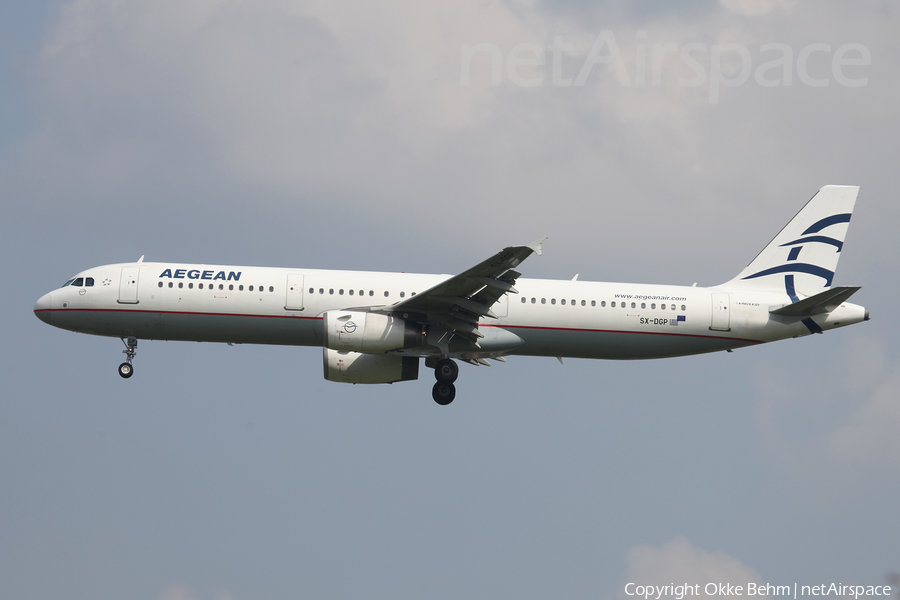 Aegean Airlines Airbus A321-231 (SX-DGP) | Photo 335199