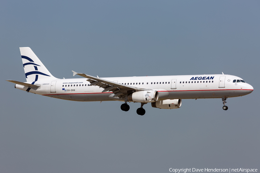 Aegean Airlines Airbus A321-232 (SX-DGQ) | Photo 158002
