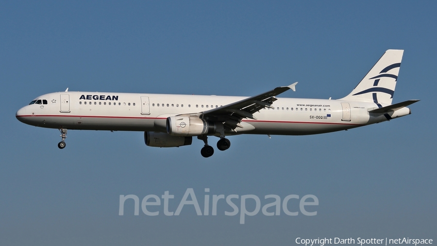 Aegean Airlines Airbus A321-232 (SX-DGQ) | Photo 224002