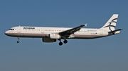 Aegean Airlines Airbus A321-232 (SX-DGQ) at  Barcelona - El Prat, Spain