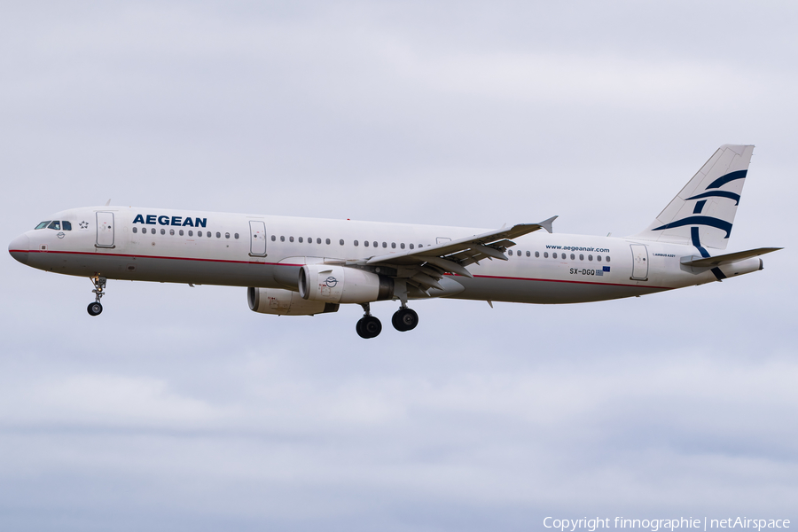 Aegean Airlines Airbus A321-232 (SX-DGQ) | Photo 516718