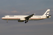 Aegean Airlines Airbus A321-232 (SX-DGQ) at  Brussels - International, Belgium