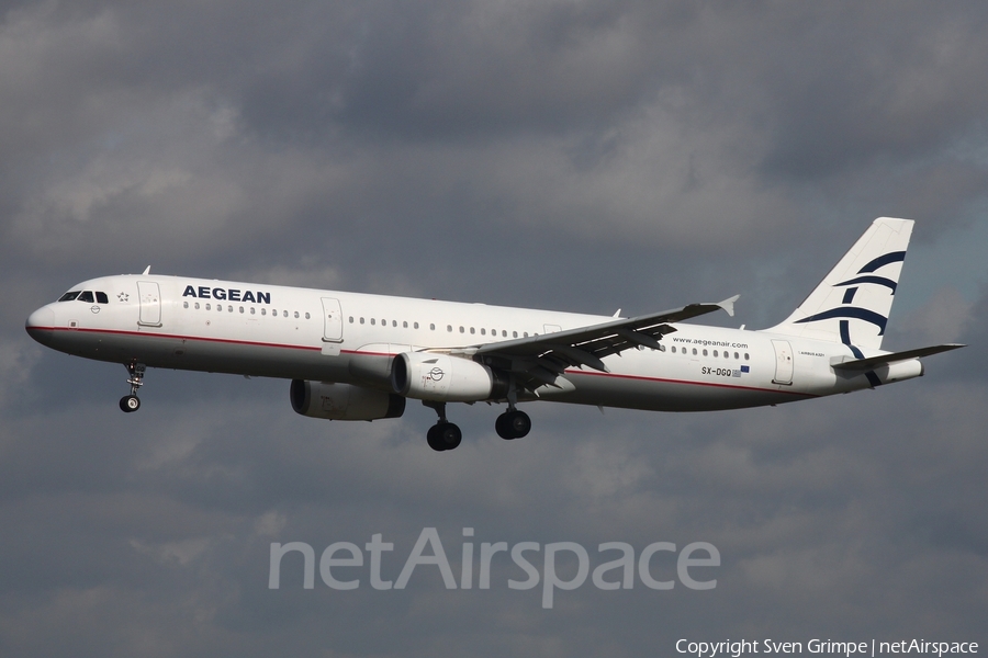 Aegean Airlines Airbus A321-232 (SX-DGQ) | Photo 446697
