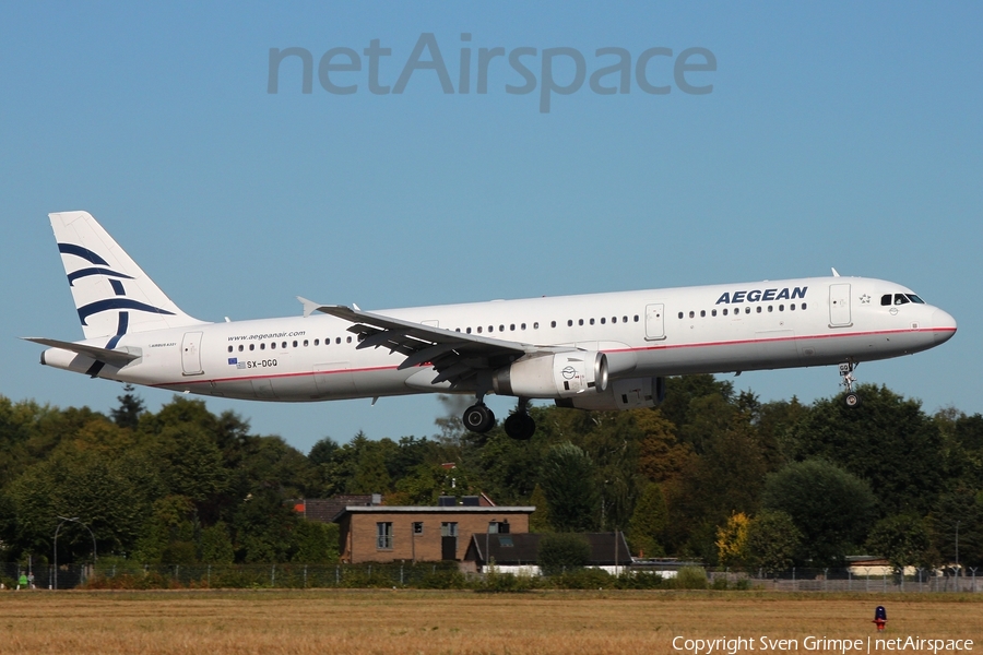 Aegean Airlines Airbus A321-232 (SX-DGQ) | Photo 525866