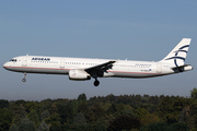 Aegean Airlines Airbus A321-232 (SX-DGQ) at  Hamburg - Fuhlsbuettel (Helmut Schmidt), Germany