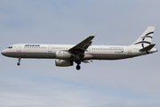 Aegean Airlines Airbus A321-232 (SX-DGQ) at  London - Heathrow, United Kingdom