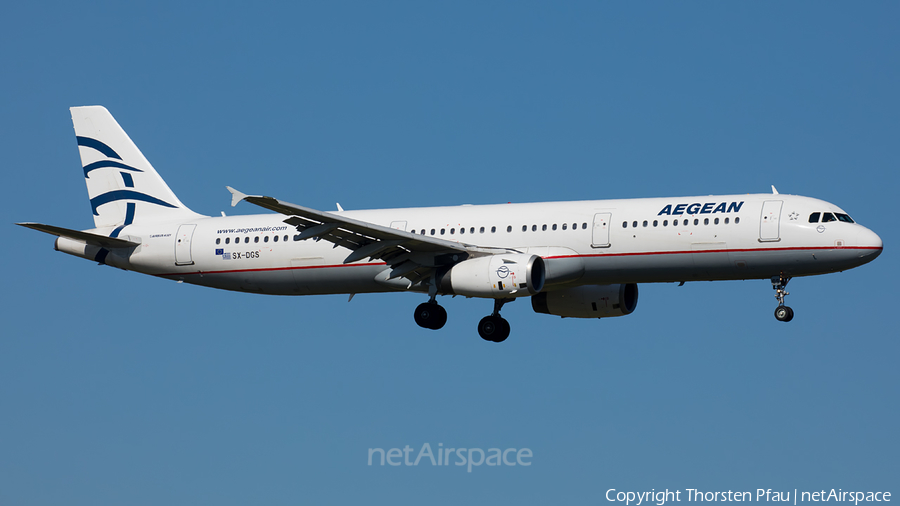 Aegean Airlines Airbus A321-231 (SX-DGS) | Photo 194361