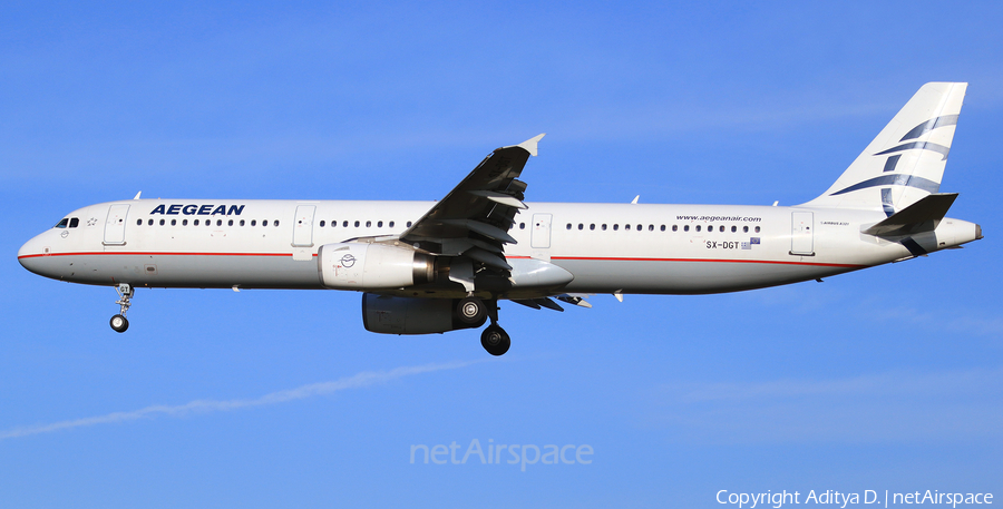 Aegean Airlines Airbus A321-231 (SX-DGT) | Photo 359561