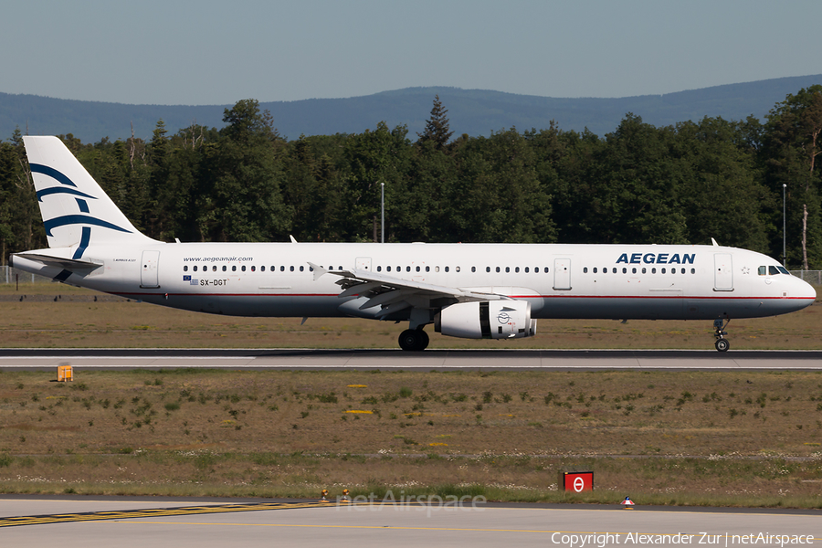 Aegean Airlines Airbus A321-231 (SX-DGT) | Photo 244110