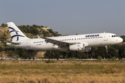 Aegean Airlines Airbus A320-232 (SX-DGV) at  Rhodes, Greece
