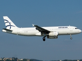 Aegean Airlines Airbus A320-232 (SX-DGW) at  Corfu - International, Greece