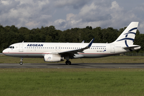 Aegean Airlines Airbus A320-232 (SX-DGY) at  Hamburg - Fuhlsbuettel (Helmut Schmidt), Germany