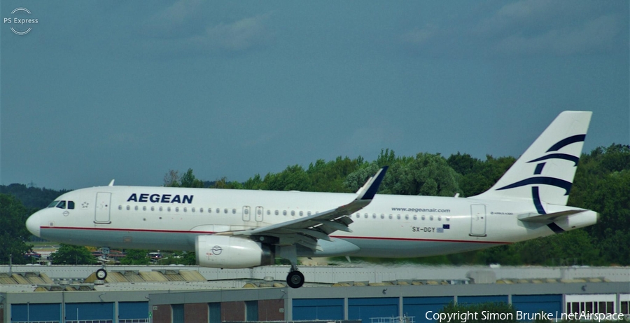 Aegean Airlines Airbus A320-232 (SX-DGY) | Photo 438610