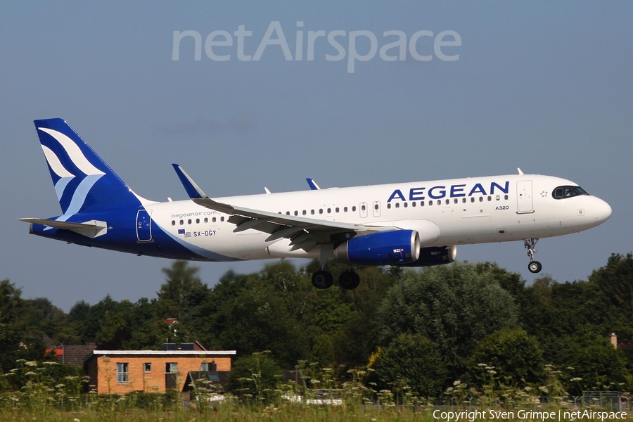 Aegean Airlines Airbus A320-232 (SX-DGY) | Photo 460776