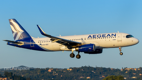 Aegean Airlines Airbus A320-232 (SX-DGZ) at  Corfu - International, Greece