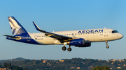 Aegean Airlines Airbus A320-232 (SX-DGZ) at  Corfu - International, Greece