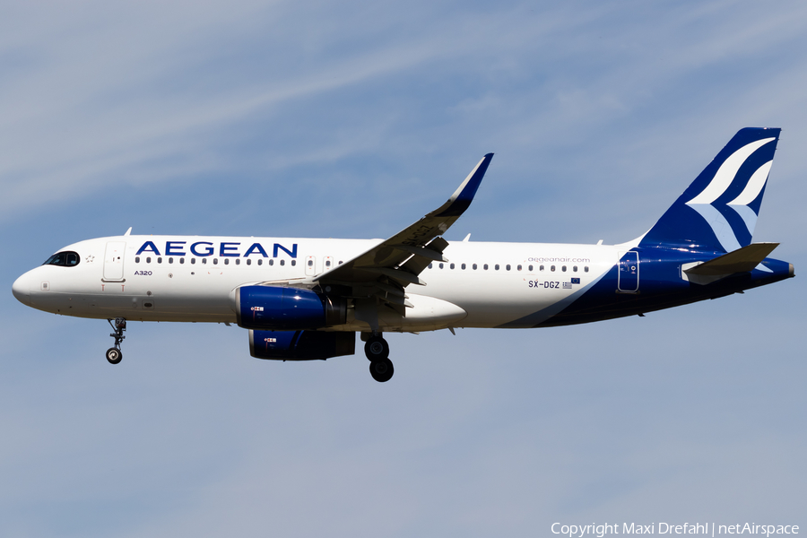 Aegean Airlines Airbus A320-232 (SX-DGZ) | Photo 512230