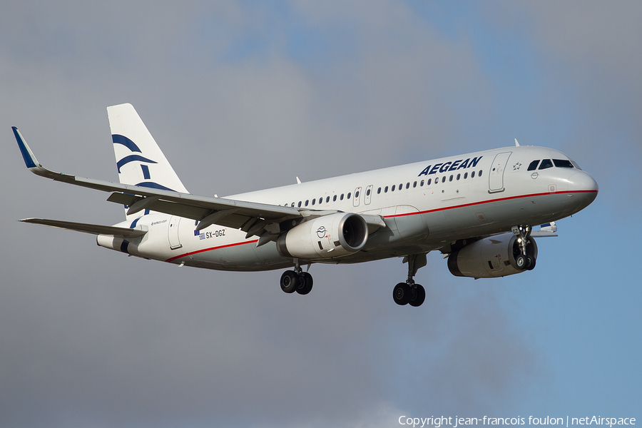 Aegean Airlines Airbus A320-232 (SX-DGZ) | Photo 239283