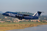 Astra Airlines BAe Systems BAe-146-300 (SX-DIZ) at  Corfu - International, Greece