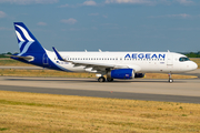 Aegean Airlines Airbus A320-232 (SX-DNA) at  Berlin Brandenburg, Germany