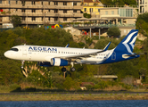 Aegean Airlines Airbus A320-232 (SX-DNA) at  Corfu - International, Greece