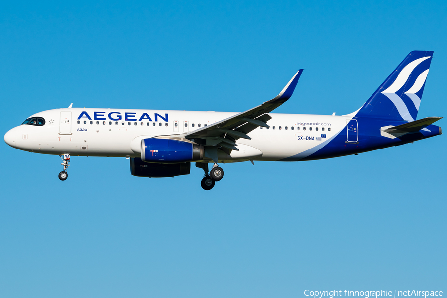 Aegean Airlines Airbus A320-232 (SX-DNA) | Photo 477329