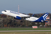 Aegean Airlines Airbus A320-232 (SX-DNA) at  Dusseldorf - International, Germany