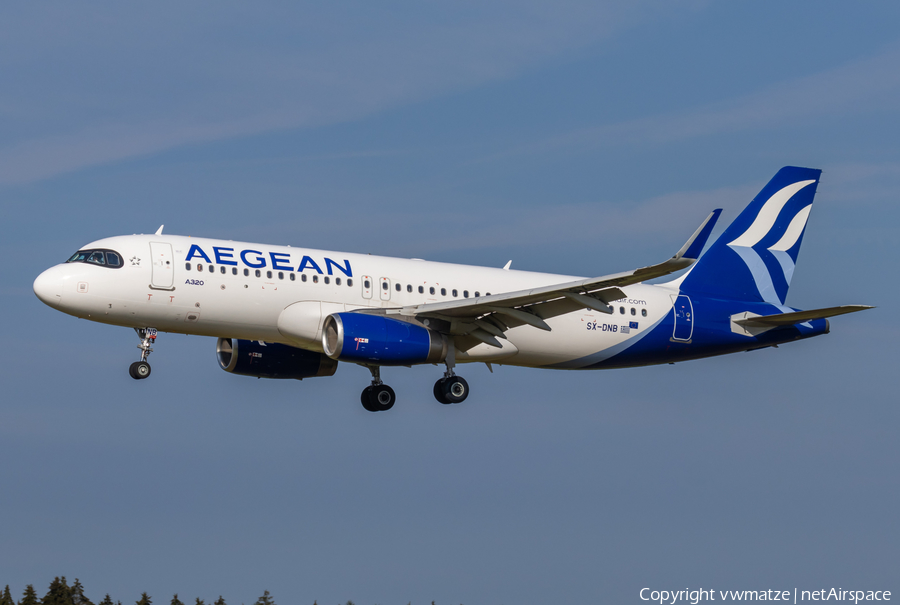 Aegean Airlines Airbus A320-232 (SX-DNB) | Photo 518880