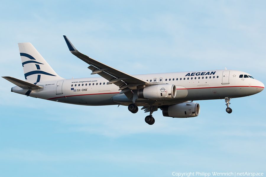 Aegean Airlines Airbus A320-232 (SX-DNB) | Photo 194035