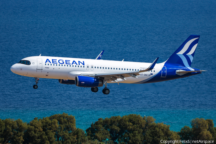 Aegean Airlines Airbus A320-232 (SX-DNC) | Photo 538570