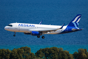 Aegean Airlines Airbus A320-232 (SX-DNC) at  Rhodes, Greece