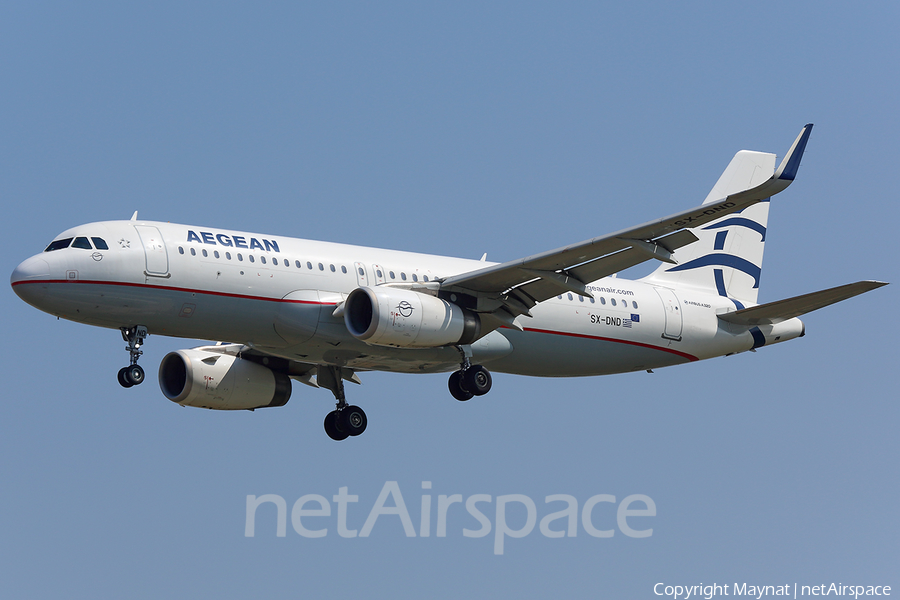 Aegean Airlines Airbus A320-232 (SX-DND) | Photo 406125