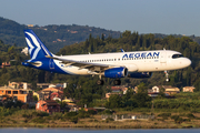 Aegean Airlines Airbus A320-232 (SX-DND) at  Corfu - International, Greece