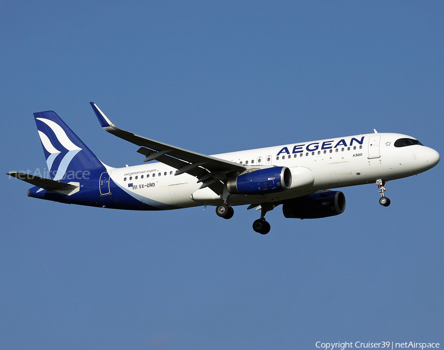 Aegean Airlines Airbus A320-232 (SX-DND) | Photo 487574