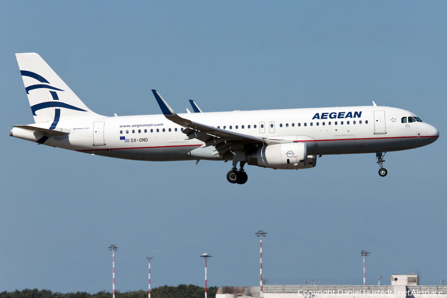 Aegean Airlines Airbus A320-232 (SX-DND) | Photo 476673