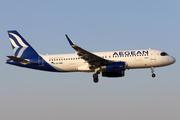 Aegean Airlines Airbus A320-232 (SX-DND) at  Warsaw - Frederic Chopin International, Poland