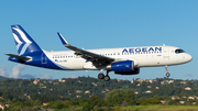 Aegean Airlines Airbus A320-232 (SX-DNE) at  Corfu - International, Greece