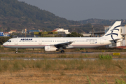 Aegean Airlines Airbus A321-231 (SX-DNF) at  Rhodes, Greece