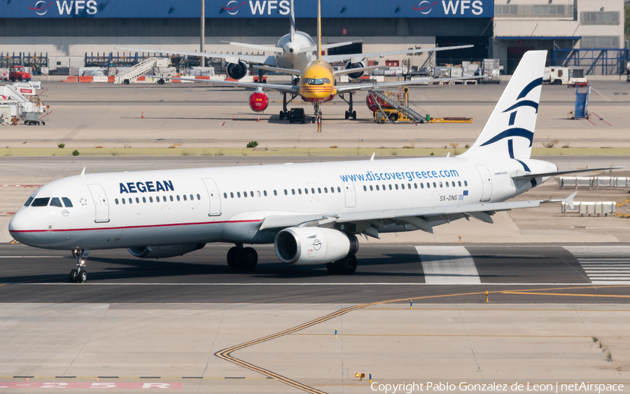 Aegean Airlines Airbus A321-231 (SX-DNG) | Photo 340697