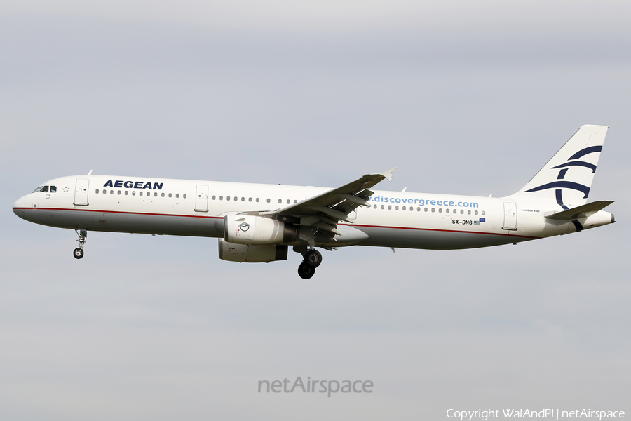 Aegean Airlines Airbus A321-231 (SX-DNG) | Photo 619631