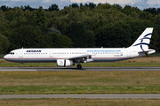 Aegean Airlines Airbus A321-231 (SX-DNG) at  Hamburg - Fuhlsbuettel (Helmut Schmidt), Germany