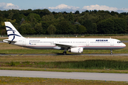 Aegean Airlines Airbus A321-231 (SX-DNG) at  Hamburg - Fuhlsbuettel (Helmut Schmidt), Germany