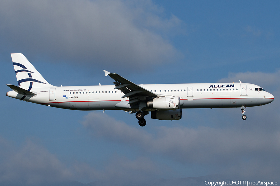 Aegean Airlines Airbus A321-231 (SX-DNH) | Photo 478118