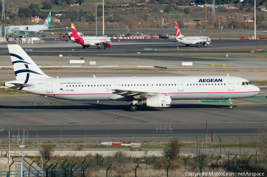 Aegean Airlines Airbus A321-231 (SX-DNH) | Photo 362251