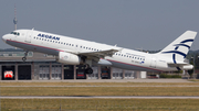 Aegean Airlines Airbus A320-232 (SX-DVG) at  Stuttgart, Germany