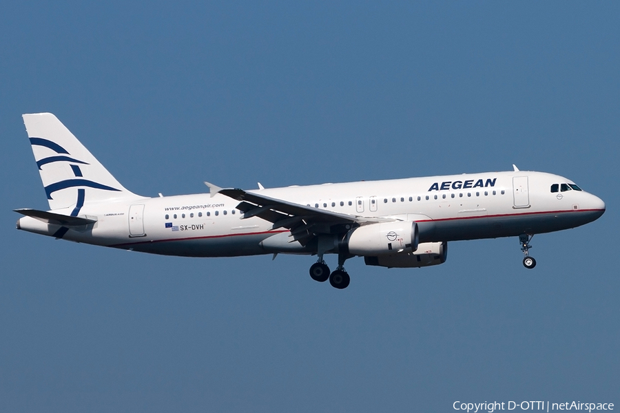 Aegean Airlines Airbus A320-232 (SX-DVH) | Photo 197593