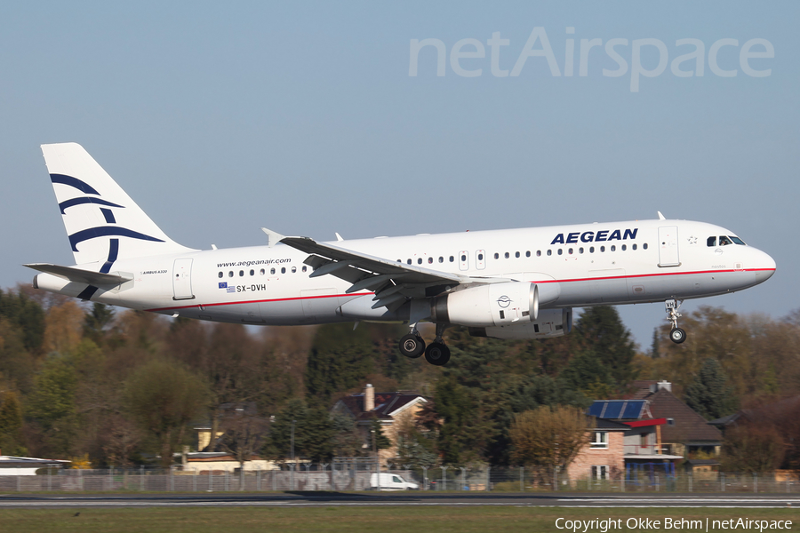 Aegean Airlines Airbus A320-232 (SX-DVH) | Photo 314009