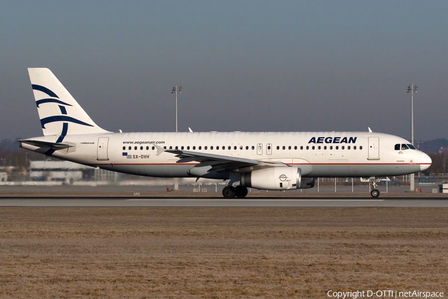 Aegean Airlines Airbus A320-232 (SX-DVH) | Photo 140822