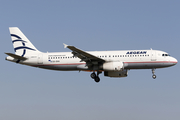 Aegean Airlines Airbus A320-232 (SX-DVH) at  Warsaw - Frederic Chopin International, Poland