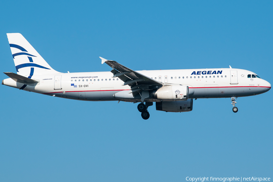 Aegean Airlines Airbus A320-232 (SX-DVI) | Photo 475221